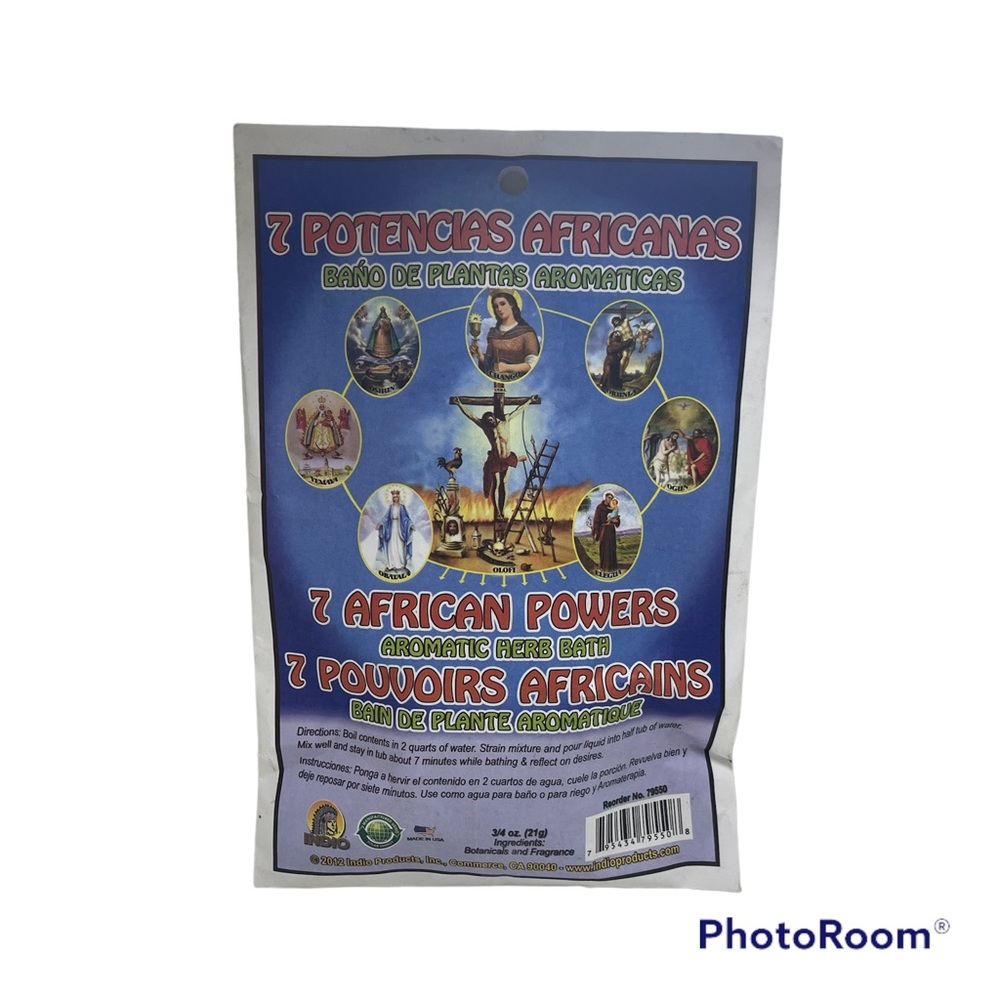 7 African powers aromatic herb bath/ baño aromático 7 potencias africanas